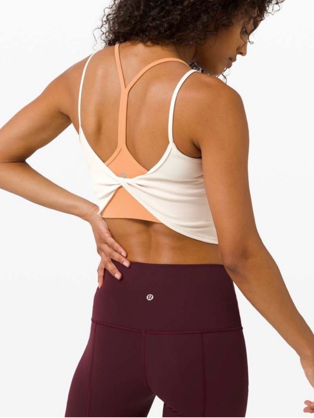 Lululemon Daily Lineup Tank - Light Ivory